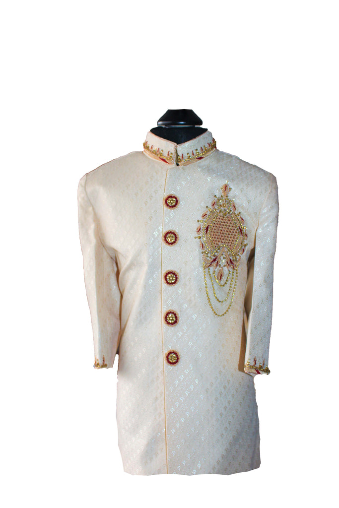 Rose clearance gold sherwani